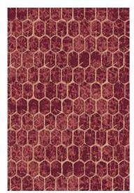 Desso Goossens Vloerkleed Art Deco in Art deco, ruby 4044