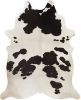 Dutch Lifestyle Vloerkleed Glasgow koe 190x155 cm zwart en wit online kopen