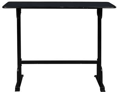 Dutchbone Bartafel 'Declan' 140 x 50cm, kleur Zwart