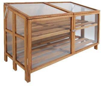 Esschert Design FSC hardhouten kweekkas breed