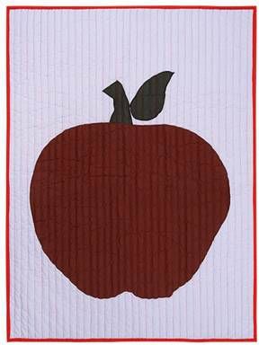 Ferm LIVING Apple Quilted plaid met quilt patroon 110 x 80 cm online kopen