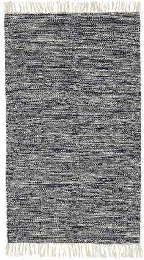 Ferm living Melange Vloerkleed Dark Navy