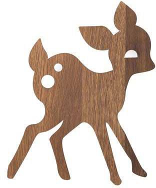 Ferm Living My Deer wandlamp LED eiken