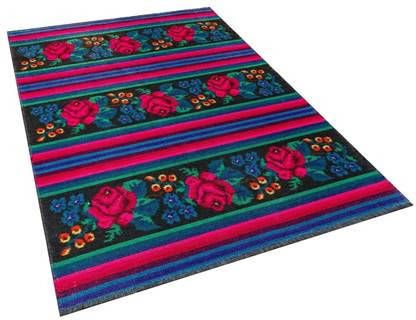 FlyCarpets Adrasos Vintage Multi Vloerkleed Gebloemd Kelim