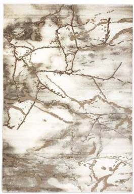 FlyCarpets Alba Beige Vloerkleed Marmer Design