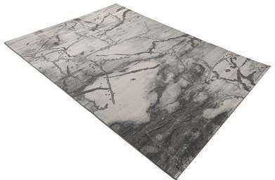 FlyCarpets Alba Grijs Vloerkleed Marmer Design