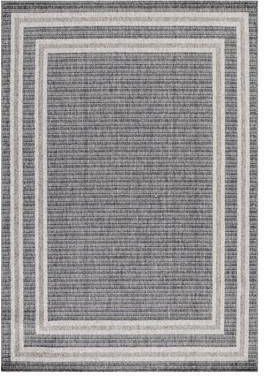 FlyCarpets Belize Indoor & Outdoor Grijs Vloerkleed 140 X 200 Cm