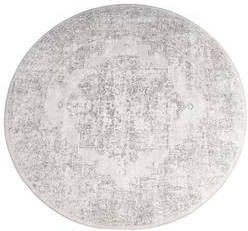 FlyCarpets Burano Rond Taupe Vloerkleed Vintage