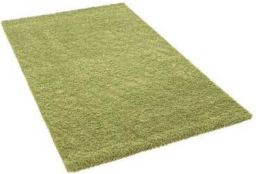 FlyCarpets Candy Shaggy Hoogpolig Vloerkleed Groen 100x200 cm