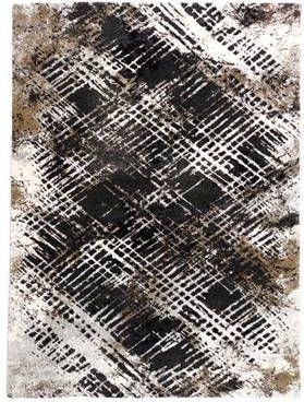 FlyCarpets Hermitage Vintage Zwart/Bruin Vloerkleed