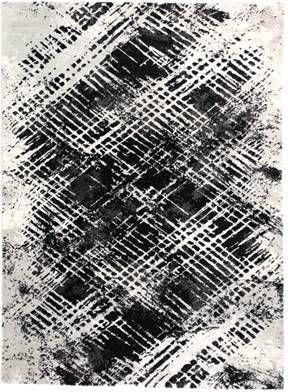 FlyCarpets Hermitage Vintage Zwart/Grijs Vloerkleed