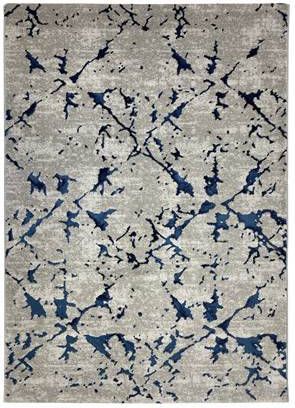FlyCarpets Joan Vintage Blauw Vloerkleed