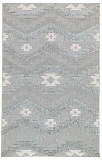 FlyCarpets Mallorca Indoor & Outdoor Grijs Vloerkleed 120 X 170 Cm