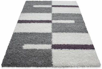 FlyCarpets Manhattan Shaggy Vloerkleed Paars