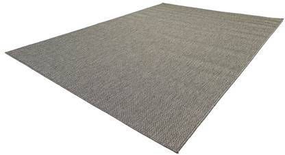 FlyCarpets Nilus Effen Grijs Vloerkleed Indoor En Outdoor