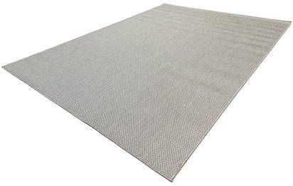 FlyCarpets Nilus Effen Zilver Vloerkleed Indoor En Outdoor