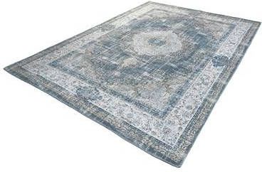 FlyCarpets Ninova Vintage Grijs Vloerkleed Wasbaar