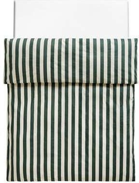 HAY Été Dekbedovertrek Medium l. 220 x b. 200 cm. Donkergroen