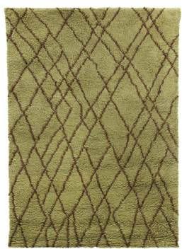 HKliving Vloerkleed Zigzag olijf bruin 280x180 cm