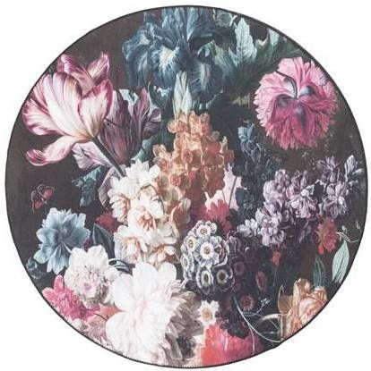 Home67 Vloerkleed Flores Rond ø160 cm