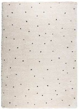 Interieur05 Kindervloerkleed Cream/Zwart 120x170cm (S) Dots