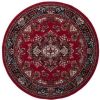Interieur05 Vintage Vloerkleed Rood Rond Perzisch Retro 200cm(L) Nain online kopen
