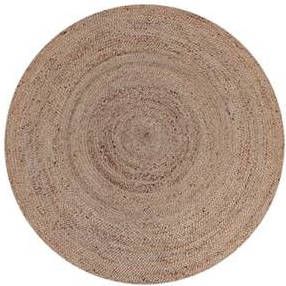 LABEL51 Vloerkleed 'Jute' 120cm, kleur Naturel