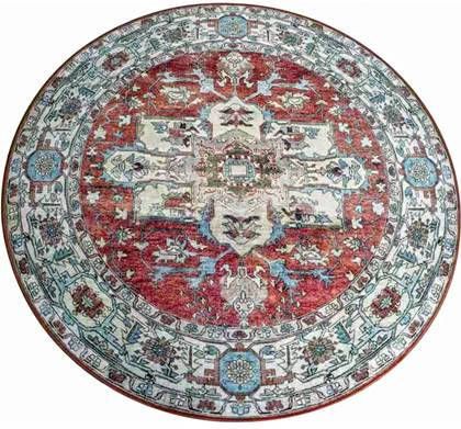 LavandouX Vloerkleed Tapijt Essaouira Multi Rond Ø120 cm