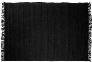 Liviza Vloerkleed visgraat zwart Carbo 160 x 230 cm