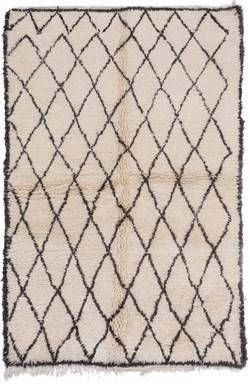 Poufs&Pillows Origineel Wol Tapijt ''Beni Ouarain'' 240 x 165 cm