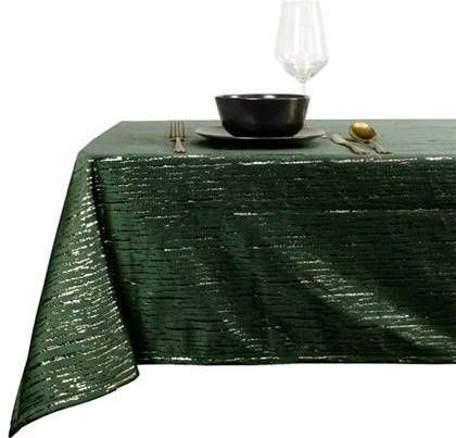 Unique Living | Tafelkleed Bobby 150x250cm dark green
