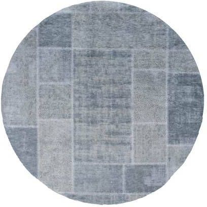 Veer Carpets Karpet Mijnen Rond Donker Groen 06 ø200 cm