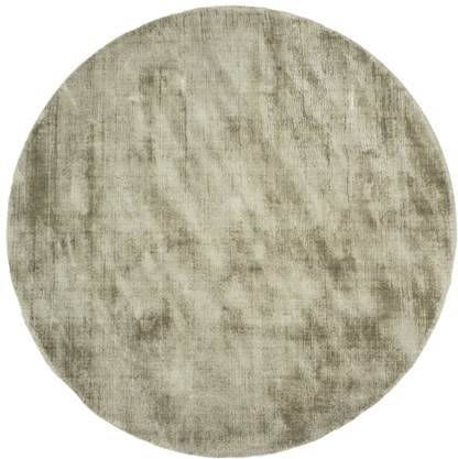 Veer Carpets Karpet Viscose Rond Green ø200 cm