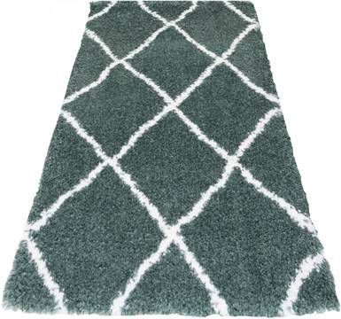 Veer Carpets Loper Jeffie Green 80 x 150 cm