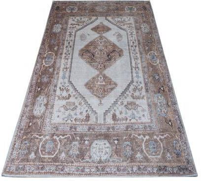 Veer Carpets Vloerkleed Karaca Brown 08 70 x 140 cm