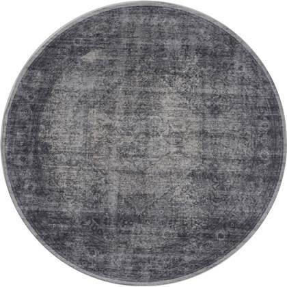 Veer Carpets Vloerkleed Madel Rond Grijs ø200 cm