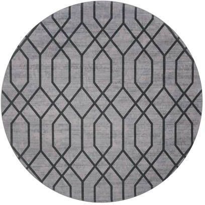 Veer Carpets Vloerkleed Pattern Rond Groen ø200 cm