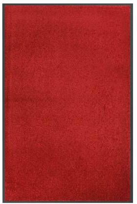 vidaXL Deurmat 80x120 cm rood