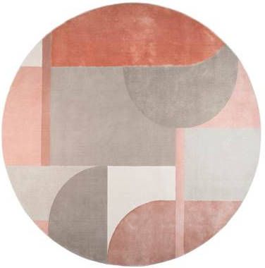 Zuiver Vloerkleed Hilton grijs/roze 240 cm online kopen