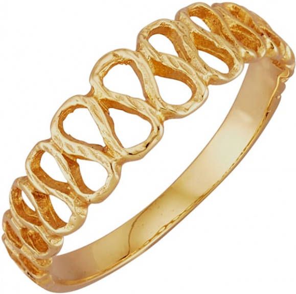 KLiNGEL Damesring van 9 kt. Geelgoudkleur