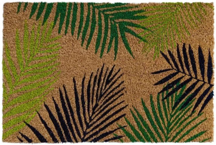 IVOL Kokosmat ', Leaf', met bladmotief 40x60 cm