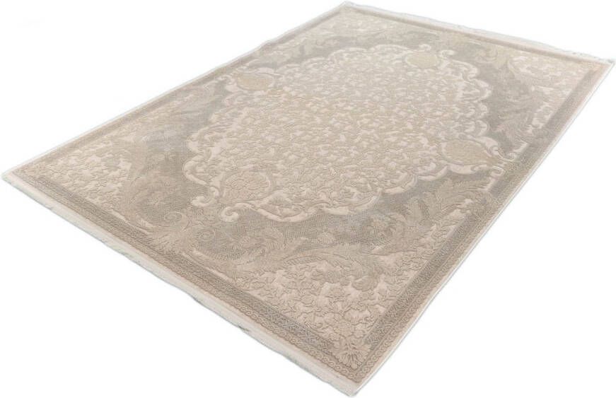 Merinos Exclusief Viscose Vloerkleed Vintage Grijs 200 x 290 cm