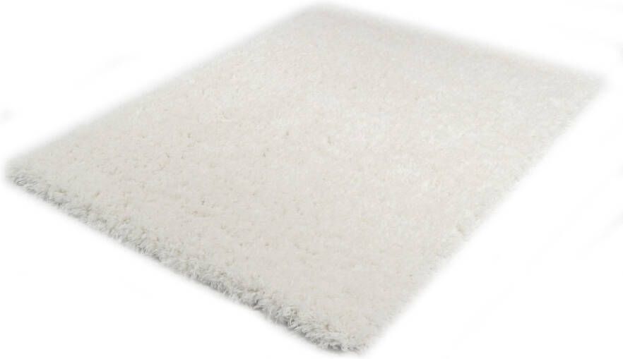 Merinos Floki Hoogpolig Vloerkleed Wit 120 x 160 cm