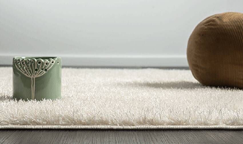 Merinos Hoogpolig Glanzend Vloerkleed Galaxy Crème 200 x 290 cm