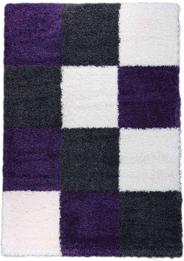 Merinos Hoogpolig Vloerkleed 910 Grey Lilac 160 x 230 cm