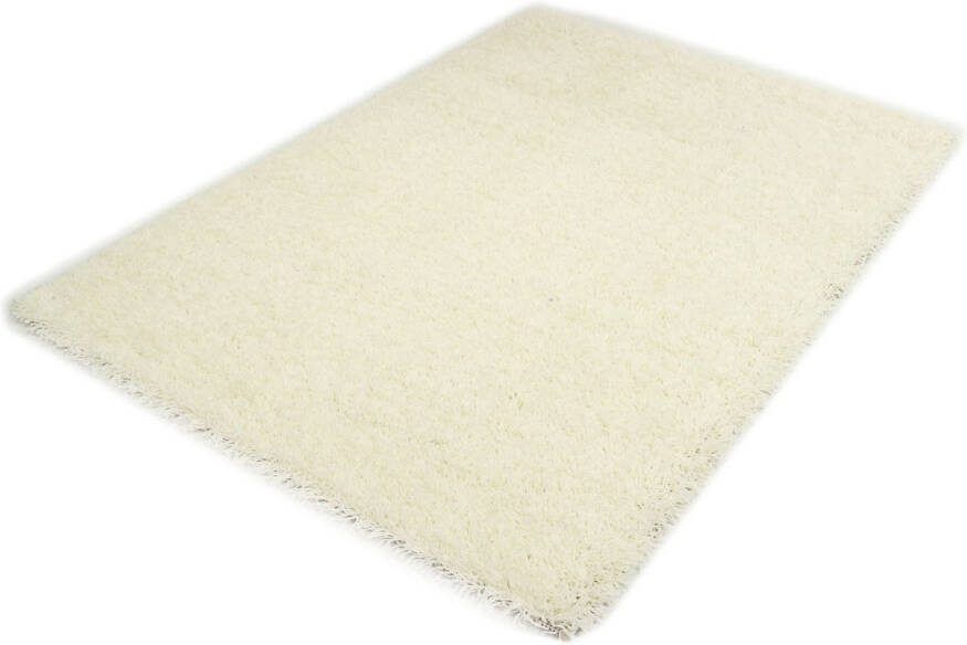 Merinos Hoogpolig Vloerkleed Shaggy Plus 963 White 120 x 170 cm
