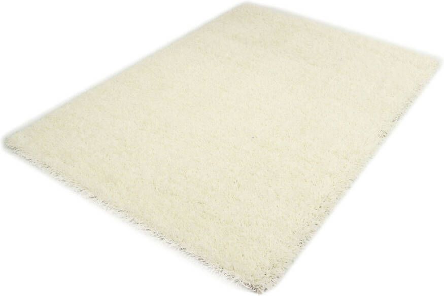Merinos Hoogpolig Vloerkleed Shaggy Plus 963 White 80 x 150 cm