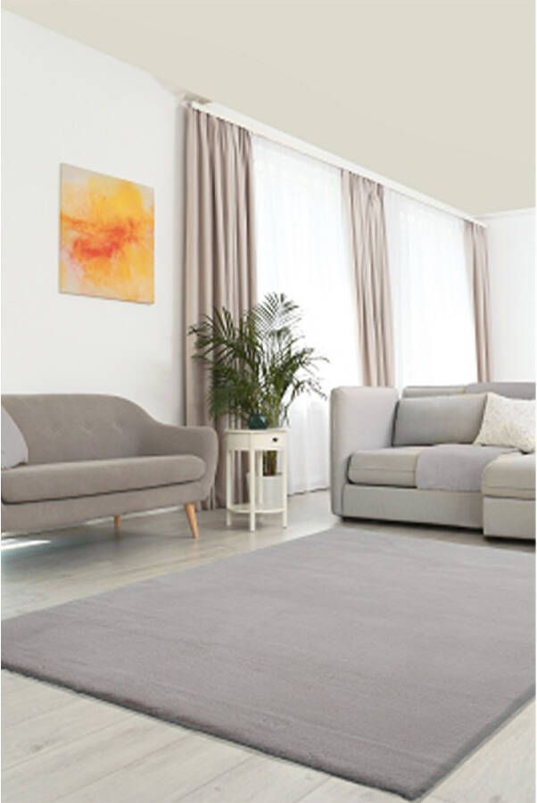 Merinos Hoogpolig Vloerkleed Shaggy Supersoft Beige 80 x 150 cm