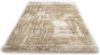 Merinos Hoogpolig vloerkleed Glossy 411 bijzonder zacht door microvezel, woonkamer online kopen