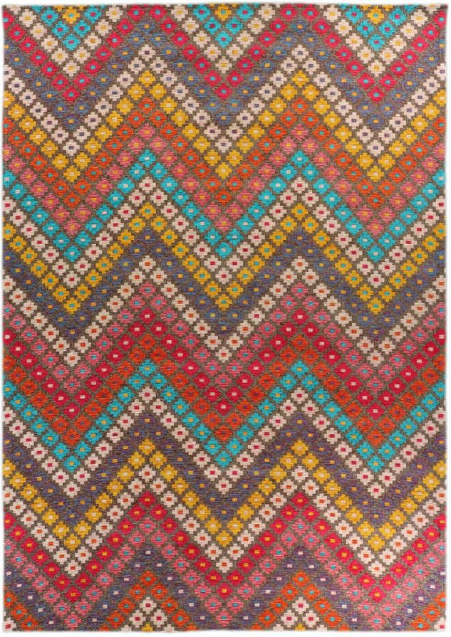 Merinos Kelim Design Vloerkleed Marakesh Multi 120 x 170 cm